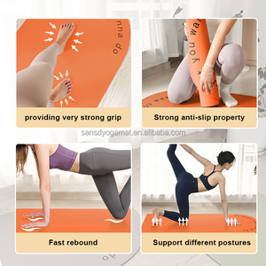 Sansd, superventas, Color naranja, antideslizante, arco de absorción de impactos, medio redondo, PU, goma Natural, <span class=keywords><strong>ejercicio</strong></span>, esterilla de Yoga <span class=keywords><strong>para</strong></span> gimnasio en casa - Product Image 4