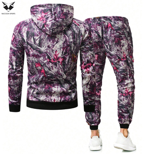 Conjunto de Sudadera y Pantalones Personalizados para Hombre, Material Suave y Ligero, Estilo Casual, Simple y Moderno para Uso Diario - Product Image 2