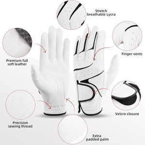 Gants de golf pour hommes Hardihood International de haute qualité, personnalisés avec logo, en cuir, écologiques et durables, pour les sports d'hiver - Product Image 2