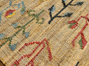 Handmade Modern Natural Jute Rectangle Abstract <b>Rug</b> | Eco-Friendly Anti-Bacteria Non-Slip PET Friendly Low Pile Thin Area <b>Rug</b> - Product Image 4