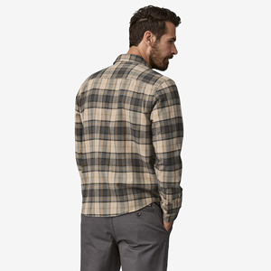 Camisa Personalizada para Hombre, 100% Algodón, Manga Larga, Estampado a Cuadros, Cuello con Botones, Casual, Transpirable, Tejido de 220g, OEM, ODM, Venta al Por Mayor - Product Image 3