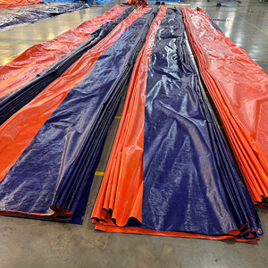 Lona de Plástico PE de Alta Resistencia, Azul/Naranja, Gran Durabilidad, Opciones de Tamaño y Color, Impermeable - Product Image 5