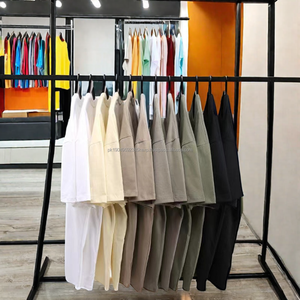 Camiseta de gran tamaño lisa con hombros caídos, camiseta Unisex personalizada, fabricación de camisetas de alta calidad para hombres y mujeres - Product Image 1