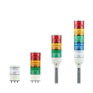 Tour de signalisation LED multicolore jaune avec avertisseur sonore, indice de protection IP65, certifiée CE, feux indicateurs à bas prix - Product Image 1