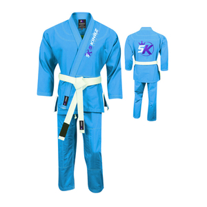 ชุดยูนิฟอร์ม BJJ Jiu Justice ผ้าฝ้ายสีขาว ระบายอากาศได้ดี 100% น้ำหนัก 360 กรัม ทนทาน 5KINGZ SPORTS ชุดกีฬาศิลปะการต่อสู้ ราคาประหยัด - Product Image 4