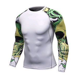 Prix de gros Fabricant professionnel Meilleure vente Rash Guard Vêtements de sport Spandex Nylon UPF50+ Pour adultes - Product Image 3
