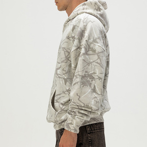 เสื้อฮู้ดดี้โอเวอร์ไซส์ผ้าฝ้ายฟลีซแบบยูนิเซ็กซ์ รุ่นใหม่มาแรง ลดราคาพิเศษ ดีไซน์เรียบง่าย เป็นมิตรต่อสิ่งแวดล้อม ระบายอากาศได้ดี มีกระเป๋าพิมพ์ลาย สไตล์โดดเด่น - Product Image 3
