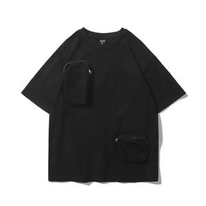 Ensemble T-shirt et short blanc surdimensionné personnalisable avec logo pour homme – Ensemble d'été 2 pièces vintage pour homme - Product Image 3