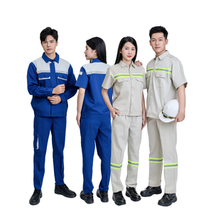 PRECIO DE FÁBRICA Ropa de trabajo de manga larga, uniforme de soldador personalizado con logotipo, conjuntos para obra de construcción, fábrica FMF - OEM/ODM - Product Image 1