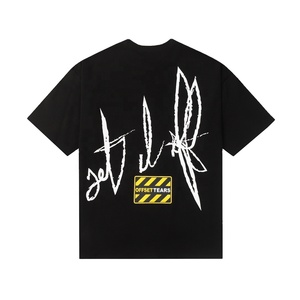 เสื้อยืดคอตตอนพิมพ์ลายแบบซับลิเมชั่นสั่งทำสำหรับผู้ชาย ขายส่ง เสื้อผ้าสตรีทแวร์ทรงโอเวอร์ไซส์ คอริบ คอกลม ระบายอากาศได้ดี เป็นมิตรกับสิ่งแวดล้อม - Product Image 1