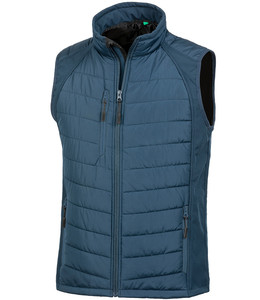 Chaleco Acolchado para Hombre, Chaleco Inflable Azul Marino, Chaqueta Inflable Cálida de Invierno para Hombre - Product Image 4