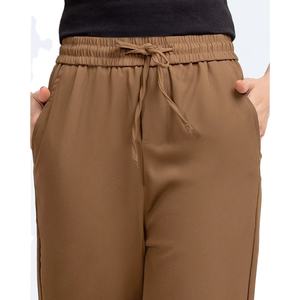 Femmes taille haute pur coton pantalons de survêtement Original sarouel ample décontracté Fitness grande taille hiver survêtement pantalon pour femmes - Product Image 5