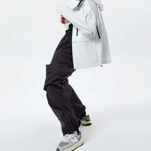 Waterproof Windproof Breathable Plus Size Unisex Ski Snowboard <b>Pants</b> High Waisted <b>Thermal</b> Winter Sports Mountain Taped Seams - Product Image 3