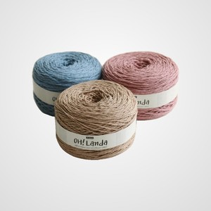 ไหมถักโครเชต์ OH Landa Combed Cotton สำหรับถักมือ น้ำหนัก 200 กรัม ไหมฝ้ายสำหรับถักโครเชต์ - Product Image 3