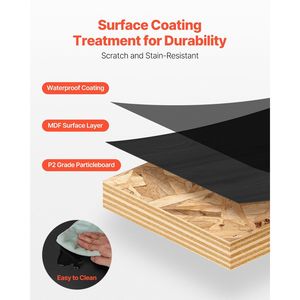 Mobile TV Moderno da Parete da 71 Pollici con Prese di Corrente, Luci LED e 2 Cassetti - Product Image 5