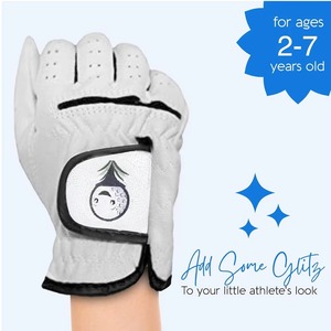 Guantes de Golf Blancos Junior de Primera Calidad, Material de Poliéster para Adultos, Agarre Superior, Duraderos, Antideslizantes, Disponibles en Cuero Genuino - Product Image 3