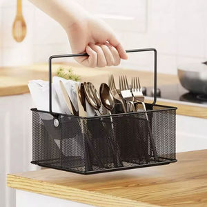 Portacubiertos de hierro de lujo para la colección de accesorios de cocina premium que ofrece un aspecto elegante y una durabilidad prolongada. - Product Image 1