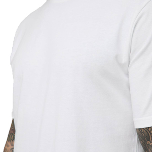 Ensemble de sport d'été tricoté respirant pour homme, T-shirt décontracté en coton et short assorti, conception de logo personnalisé, fusion sans couture - Product Image 6