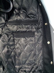 Superb Genuine <b>White</b> Leather Sleeve Letterman College Varsity <b>Men</b> Wool <b>Jackets</b> Custom Logo Design Custom Logo Varsity <b>Jacket</b> - Product Image 2