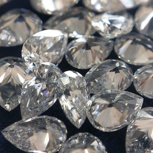 Prix usine de gros Diamant de laboratoire HPHT CVD fantaisie taille poire 4.00x2.50 MM 0.10ct taille DEF/VS en vrac pour bijoux - Product Image 2