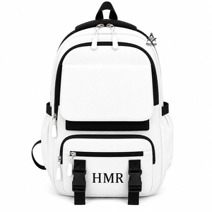 Sac à dos léger et portable de mode, personnalisé avec logo, pour vêtements maçonniques, de sororité, de fraternité, ou tenues grecques unisexes. - Product Image 2