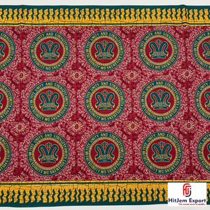 Tissu en polyester léger imprimé sur une face avec motif africain personnalisé pour le branding d'événements et la mode - Product Image 2