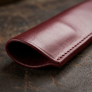 Étui à couteaux en cuir véritable, coutures durables, design classique, adapté au rangement des couteaux, à la collection et à l'usage quotidien, de qualité supérieure - Product Image 2