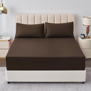 Hot Selling Fitted <b>Sheet</b> Custom Logo <b>Bed</b> Linen with Deep Elastic Pocket and Trendy Home Decor Style - Product Image 6