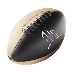 OEM Promocional de cuero de fútbol americano de entrenamiento de fútbol de material de cuero de tamaño personalizado profesional de fútbol americano - Product Image 6