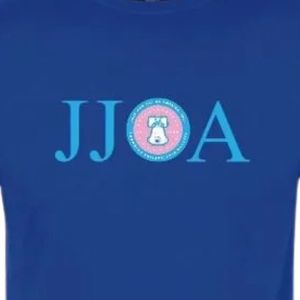 Camiseta de manga corta azul Philadelphia para hombre de Jack and Jill, camiseta informal de algodón, ropa cómoda para uso diario, ropa para eventos - Product Image 5