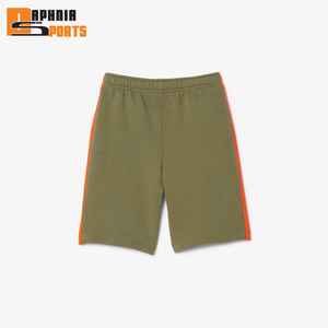Shorts de sport décontractés pour hommes en toile 100 % coton, taille élastique, séchage rapide, respirants, motif uni, streetwear, entraînement - Product Image 2