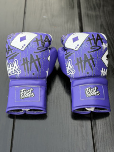 Guantes de boxeo de cuero personalizados, cierre con cordones, guantes de combate con impresión por sublimación, correa de muñeca ajustable para boxeo - Product Image 4