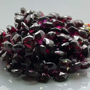 Rodolita Granate Natural 8-8.5mm, Cuentas de Corazón Briolette Grado AAA para Fabricación de Joyas al por Mayor - Product Image 3
