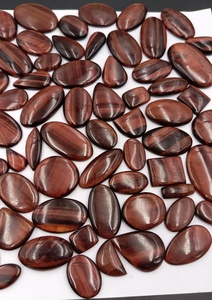 พลอยตาเสือสีแดงทรงคุชชั่นธรรมชาติสำหรับทำเครื่องประดับ |   ผู้จัดจำหน่ายขายส่งจำนวนมากสำหรับแหวนและจี้ - Product Image 5