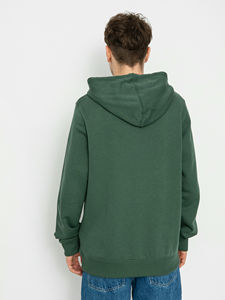 Sweat à capuche zippé pour homme, prix de gros abordable, avec logo brodé et patch chenille personnalisé, en polaire technique, pour l'hiver, style mode - Product Image 3