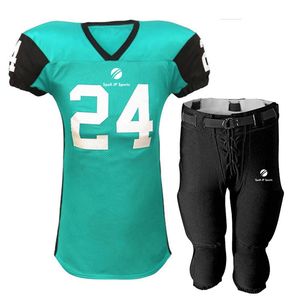 Uniformes de Fútbol Americano Personalizados al por Mayor, Pantalones Cortos y Pantalones Largos Transpirables, Ropa Deportiva Personalizada para Equipos - Product Image 5