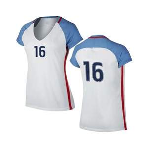 Camiseta de Voleibol Unisex sin Mangas, Cuello en V, Bloques de Color Azul Marino y Amarillo, Absorbe la Humedad, Corte Regular para Adultos - Product Image 5