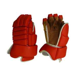 Best Design High Quality Men Lacrosse <b>Gloves</b> Soft Leather Breathable Comfortable Fit Adjustable Strap - Product Image 1