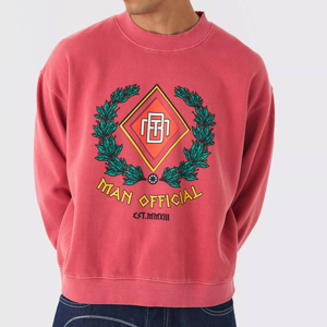 Sweat-shirts de sport oversize pour hommes, haute qualité, nouvelle collection, légers, vente en gros, unis ou imprimés - Product Image 1