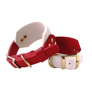 Handmade Exclusive Design Vegan Leather Simple Design <b>Dog</b> <b>Collar</b> Wholesale Manufacturer All Sizes & Colors Available - Product Image 1