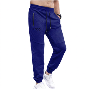 Pantalon de jogging pour homme de haute qualité, violet, taille élastique, cordon de serrage, poches latérales, décontracté, respirant, mi-lourd, en maille - Product Image 4