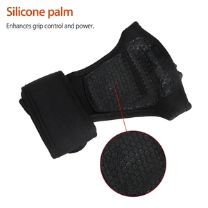 มือจับยกน้ำหนัก,ที่ยกน้ำหนักในยิม Powerlifting ฟิตเนสมือป้องกันเบาะยกน้ำหนักมือจับ - Product Image 3