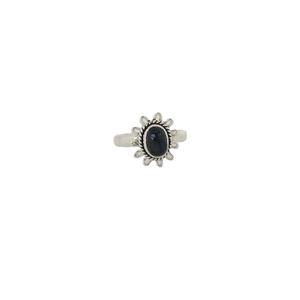 925 Solid Sterling Silver <b>Rings</b> Handmade Trendy Unique <b>Black</b> <b>Onyx</b> Cabochon Natural Gemstone Fine Jewelry Gift for Women and Girl - Product Image 1