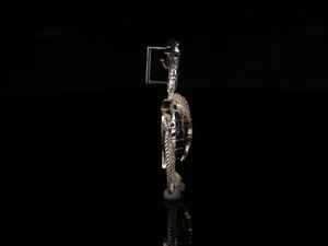 Pendentif Breloque Globe Aigle en Moissanite VVS1 pour Hip Hop, Bijoux Fins en Argent 925, Pendentifs et Breloques - Product Image 5