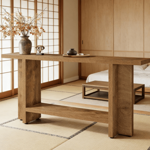 Consolle Lunga Moderna di Lusso in Legno Massello per Ingresso, Appartamento, Hotel o Soggiorno - Arredamento Contemporaneo per la Casa - Product Image 6