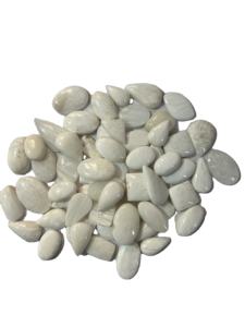 Joyería de piedra de ópalo blanco a granel personalizada de alta calidad, collares de cristal Natural atractivos, piedras preciosas sueltas pulidas - Product Image 5