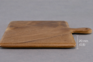 Grande planche à découper en bois d'acacia avec poignée - Product Image 5