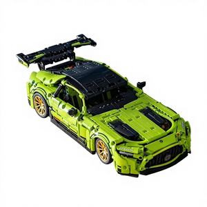 ชุดตัวต่อเทคโนโลยี 1466 ชิ้น รถซูเปอร์คาร์สีดำ ขนาด 1:14 ของเล่นประกอบร่างรถยนต์ ของขวัญวันเกิดสำหรับเด็กผู้ชาย - Product Image 1