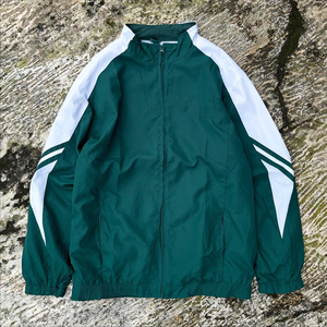 Men's Color Blocking <b>Racer</b> <b>Jacket</b> Windproof Polyester Stand Collar Zipper Closure Sporty Autumn Wear - Product Image 4
