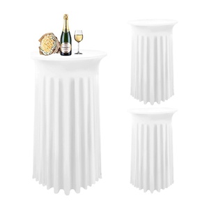 Nappe carrée moderne jetable, imperméable et résistante à l'huile, couleur personnalisée, pour cocktail, mariage, banquet, fête, ajustée - Product Image 1
